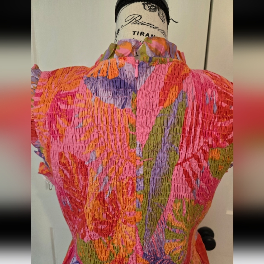 Tropical Maxi Dress By J. Marie-NWT - Picture 7 of 8